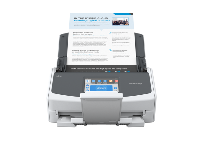 Fujitsu ScanSnap iX1500 - Wi-Fi and duplex document scanner with