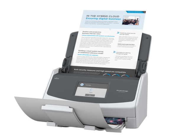 Fujitsu ScanSnap iX1500 - Wi-Fi and duplex document scanner with